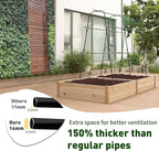 Lalahoni Cucumber Trellis, 5.3x5.3 Feet Metal Garden Arch Plant Support - Image 3