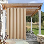 NICETOWN Outdoor Patio Curtain Windproof & Waterproof, Thermal Insulated Light by NICETOWN