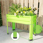 Elevated Metal Planter Box Stand Heavy Duty Raised Garden Bed - Image 7