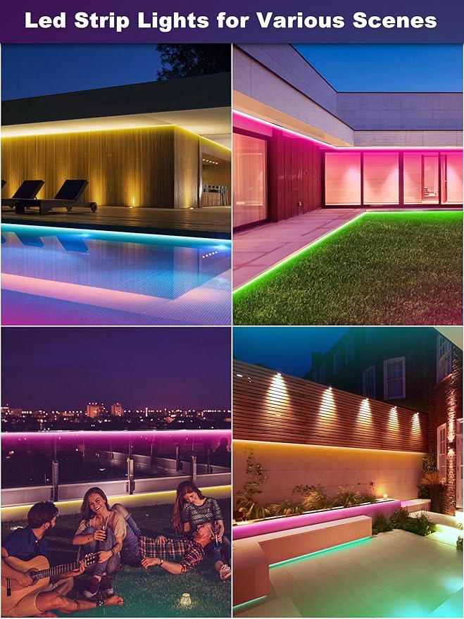 100ft Outdoor Led Strip Lights Waterproof, Ip68 Outside Led Light Strip - Image 7