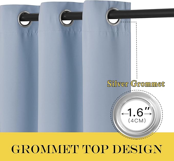 NICETOWN Privacy Room Divider Curtain Thermal Blackout Curtain - Image 6