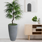 2 Packs 21 inch Tall Planter, Indoor Outdoor Round Planter - Image 2