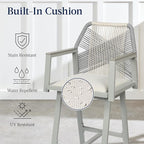 Best Choice Products Outdoor Bar Stools Set of 2, Bar Height, 360° Swivel - Image 5