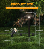 LUTEC 12V Low Voltage Landscape Lighting, Die-cast Aluminum Spot Lights - Image 2