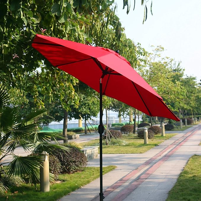 Sunnyglade 9Ft Patio Umbrella Outdoor Table Umbrella - Image 5