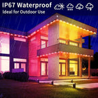 60ft Permanent Outdoor Light, RGB Outdoor eave Lights - Image 4