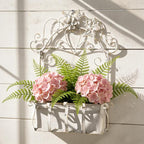 Rustic Metal Wall Planter Vintage Wall Mounted Flower Pot Farmhouse Distressed - Image 7