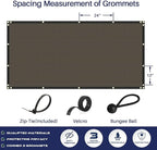 WINDSCREEN4LESS 6' x 9' Privacy Fence Screen in Brown - Image 6
