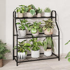 Plant Stand Outdoor 3 Tier Plant Stand Metal Plant Stands Waterproof Plant by Gentingbro