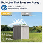 EAST OAK Outdoor Storage Box | 31 Gallon Deck Box Indoor and Outdoor Use | - Image 2