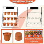 Sunnyglade 3-Tier Metal Plant Stand Rack Multiple Flower Pot Holder Shelf - Image 4