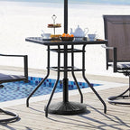 Yaheetech 31lbs Umbrella Base, Heavy Duty Patio Umbrella Base Stand, Round - Image 4