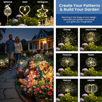 Solar Lights Outdoor, 120LED 2pack Fairy Garden Lights Decor - Image 5