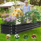 5 in 1 Galvanized Raised Garden Bed - Image 2