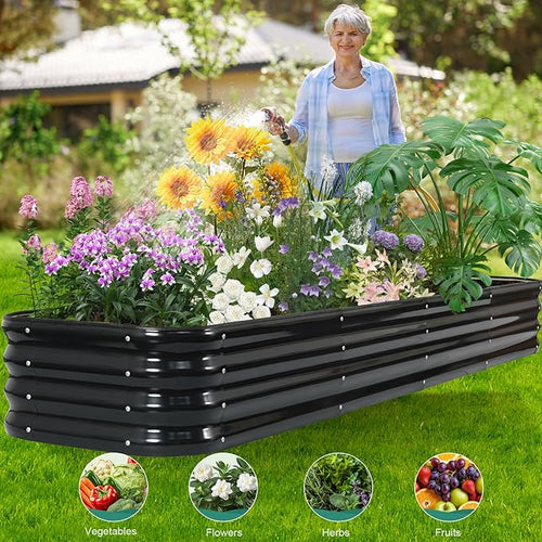 5 in 1 Galvanized Raised Garden Bed - Image 2