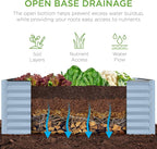 Best Choice Products 4x2x2ft Outdoor Metal Raised Garden Bed, Deep Root Box - Image 5