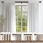 Modern Antique Brown Bronze Curtain Rods - Image 3