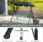 Tangkula 3 Person Porch Swing, Patio Swing - Image 7