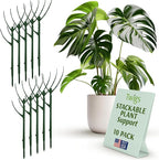 Stackable Plant Support Stakes, Indoor & Outdoor Houseplant Stem Support by TwigsGardenAccessories