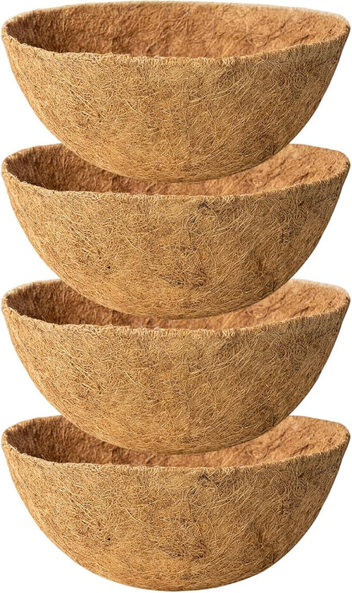 20 Inch 4 Pack Natural Coconut Husk Fiber Liners by KarlliuHOMEGARDEN