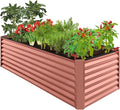 Best Choice Products 8x4x2ft Outdoor Metal Raised Garden Bed, Deep Root Planter by BestChoiceProducts