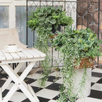 19Pcs Outdoor Artificial Boxwood UV Resistant Fake Stems Plants, Faux Plastic - Image 3