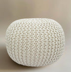 COTTON CRAFT Round Dori Pouf by COTTONCRAFT