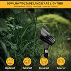 Malibu Landscape Lighting Outdoor 50W Spotlight Waterproof Halogen Floodlight - Image 3