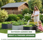AHEONLAR 3 Pack 4×2×1.5ft Galvanized Raised Garden Beds Outdoor, Sturdy Planter - Image 7