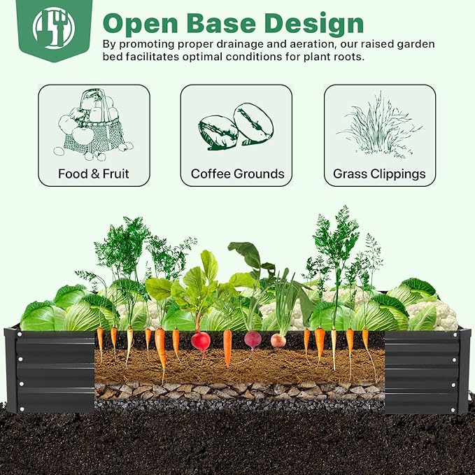 ONCEMORE Galvanized Raised Garden Bed - Image 5
