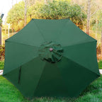 Blissun 9' Outdoor Patio Umbrella, Outdoor Table Umbrella, Yard Umbrella - Image 3