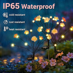 Solar Garden Lights, Warm White LED Swaying Solar Flowers Light - Image 2