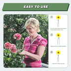 Joyhalo 12 Pack Plant Support Stakes 24 Inch, Plant Stakes, Flower Stakes - Image 4