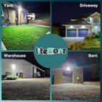 Glass Lens Wall Pack: 120W Outdoor LED Wall Lights 4Packs - Image 6