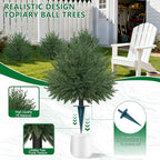 Artificial Norfolk Topiary Cedar Trees - Image 4