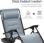 Best Choice Products Oversized Padded Zero Gravity Chair, Folding Outdoor Patio - Image 4