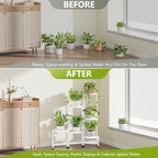 6 Tier Plant Stand Indoor, Tiered Plant Stand Outdoor - Image 4