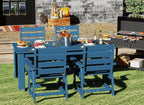 GREENVINES Outdoor Dining Table | 67’’ | HDPE | Rectangle Tables - Image 5