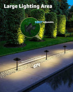 SUNVIE All-in-ONE Landscape Lighting Kit 6-Pack LED Outdoor Pathway Lights - Image 6