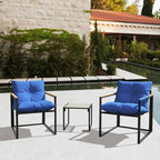 Outdoor Wicker Patio Furniture Set, Rattan Sectional Sofa Set - Image 2