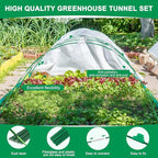 Greenhouse Hoops Grow Tunnel, 10 Sets of 8FT Long Garden Hoops - Image 5