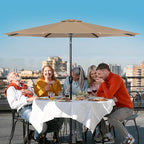 Simple Deluxe 9' Patio Umbrella Outdoor Table Market Yard Umbrella - Image 7