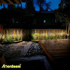 Anordsem Solar Garden Lights Outdoor: 8 Removable PVC Water Drop Light Head 4 - Image 7