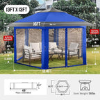 CROWN SHADES 13x13 Pop Up Gazebo - Image 6
