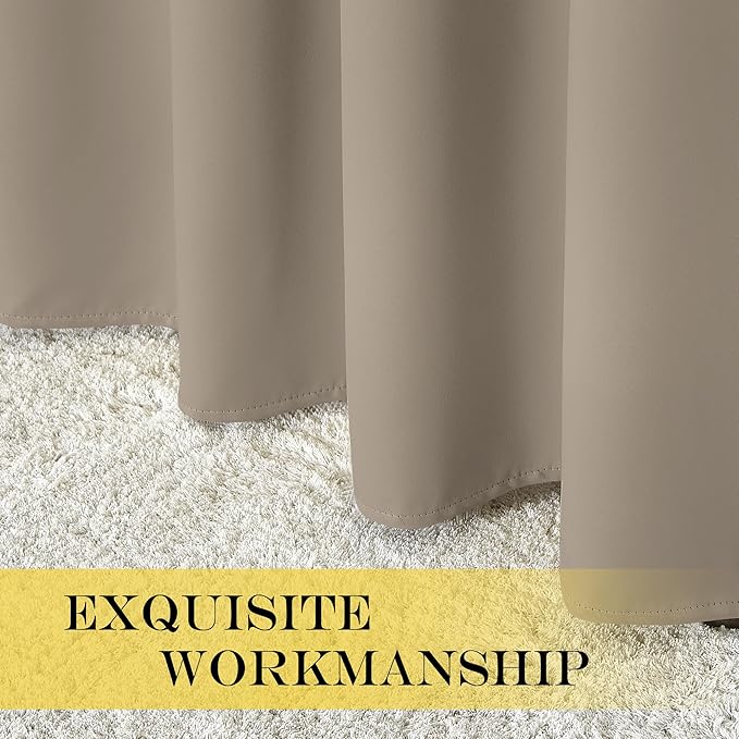 NICETOWN Blackout Curtains 84 Inch Length, Thermal Insulated Room Darkening - Image 4