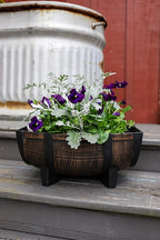 The HC Companies Whiskey Barrel Planter Bowl - Image 4