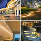 COB LED Strip Lights Waterproof IP67 DC24v Warm White 3000K 16.4ft/5m High CRI - Image 5