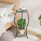 Plant Stand Indoor, 2 Tier Round Tall Plant Stand, Flower Pot Stand, Plant - Image 8