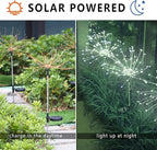 2 PCS Solar Firework Light, Outdoor Solar Garden Decorative Lights 120 LED - Image 5