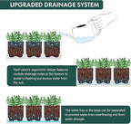 D'vine Dev Herb Garden Planter Set, Plastic Plant Pots - Image 6